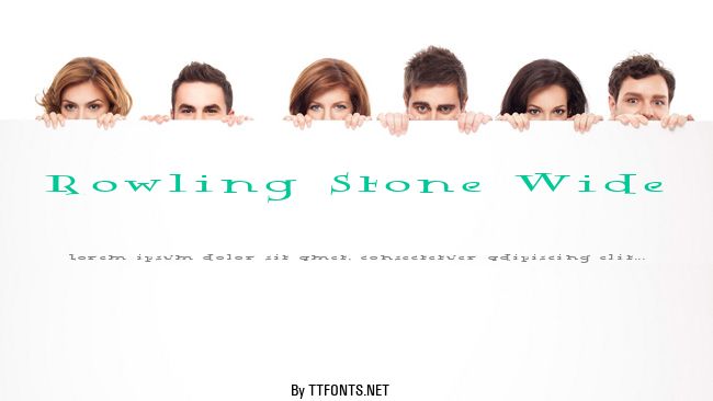 Rowling Stone Wide example